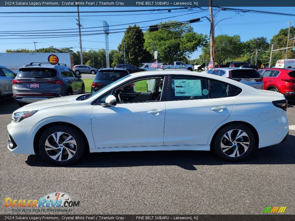 2024 Subaru Legacy Premium Crystal White Pearl / Titanium Gray Photo #3