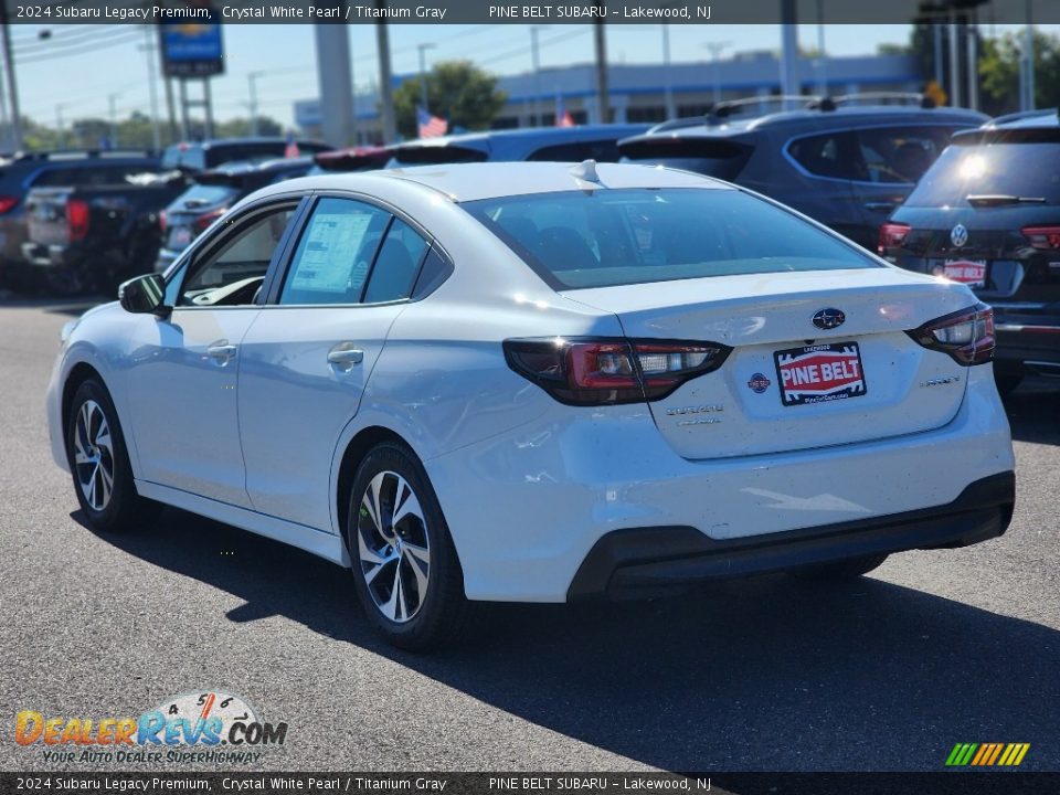 2024 Subaru Legacy Premium Crystal White Pearl / Titanium Gray Photo #4