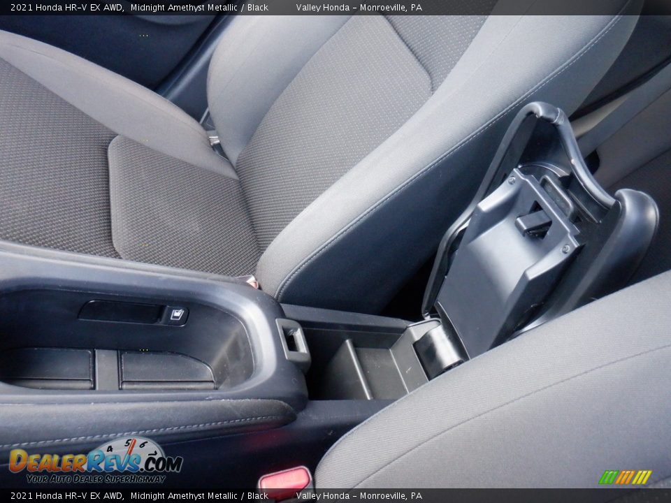 2021 Honda HR-V EX AWD Midnight Amethyst Metallic / Black Photo #14