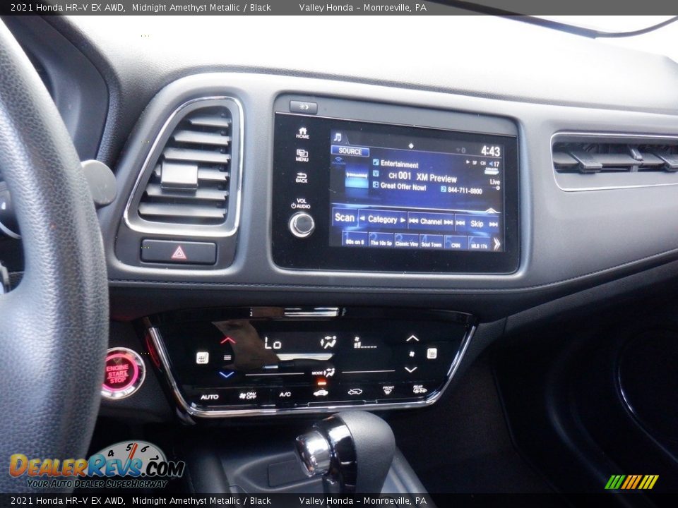 2021 Honda HR-V EX AWD Midnight Amethyst Metallic / Black Photo #15