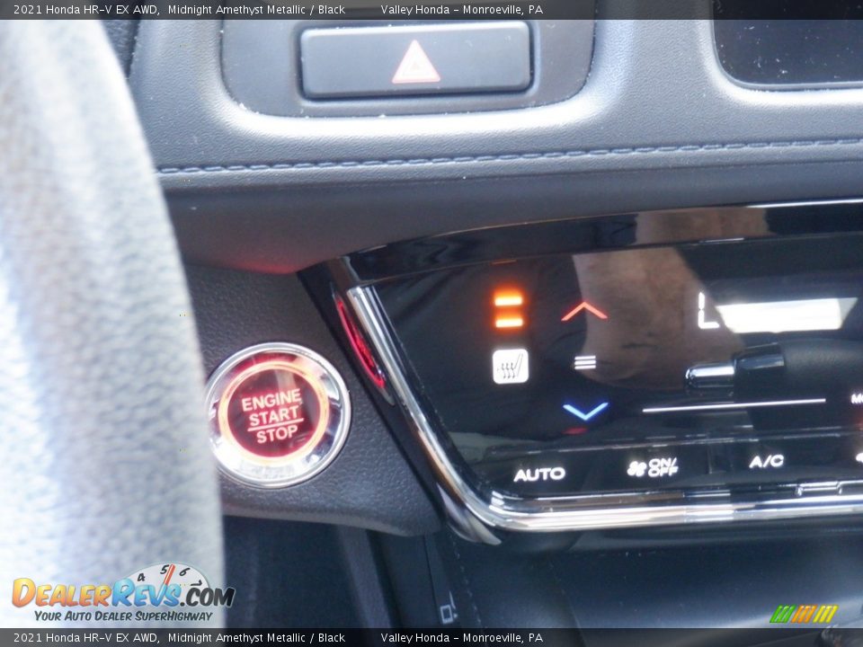 2021 Honda HR-V EX AWD Midnight Amethyst Metallic / Black Photo #16