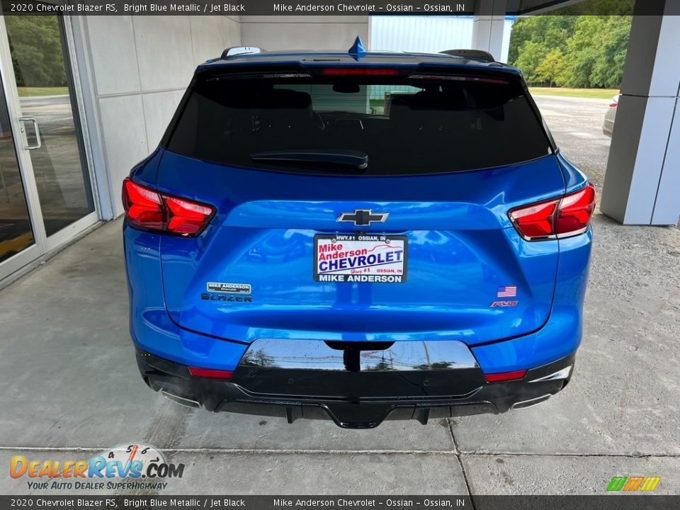 2020 Chevrolet Blazer RS Bright Blue Metallic / Jet Black Photo #8