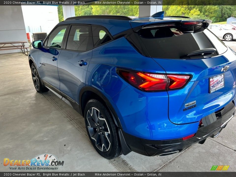 2020 Chevrolet Blazer RS Bright Blue Metallic / Jet Black Photo #10