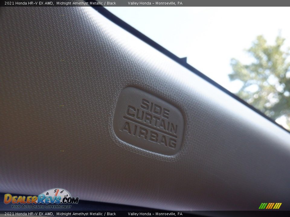 2021 Honda HR-V EX AWD Midnight Amethyst Metallic / Black Photo #21