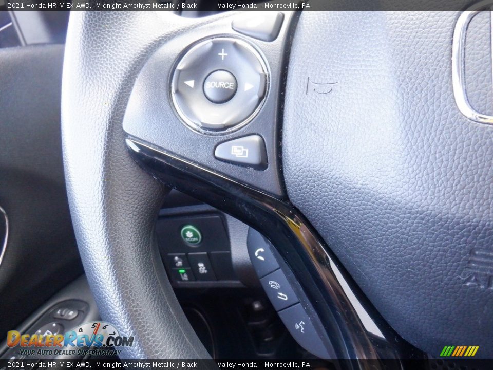 2021 Honda HR-V EX AWD Midnight Amethyst Metallic / Black Photo #23