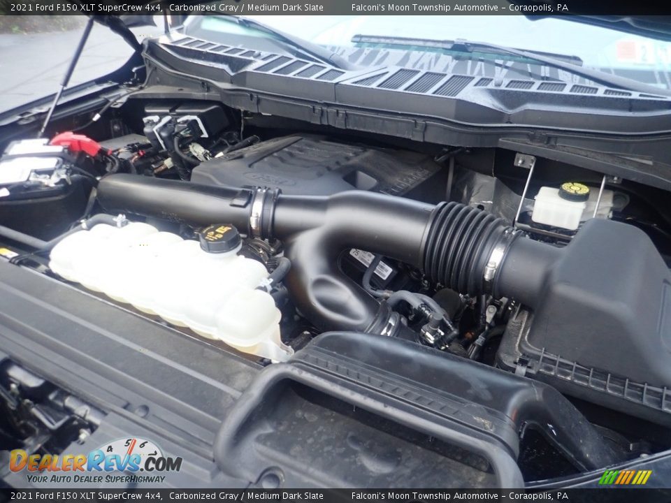 2021 Ford F150 XLT SuperCrew 4x4 Carbonized Gray / Medium Dark Slate Photo #27