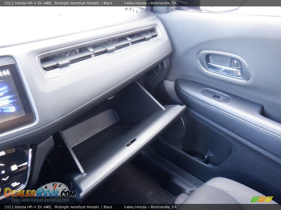 2021 Honda HR-V EX AWD Midnight Amethyst Metallic / Black Photo #25