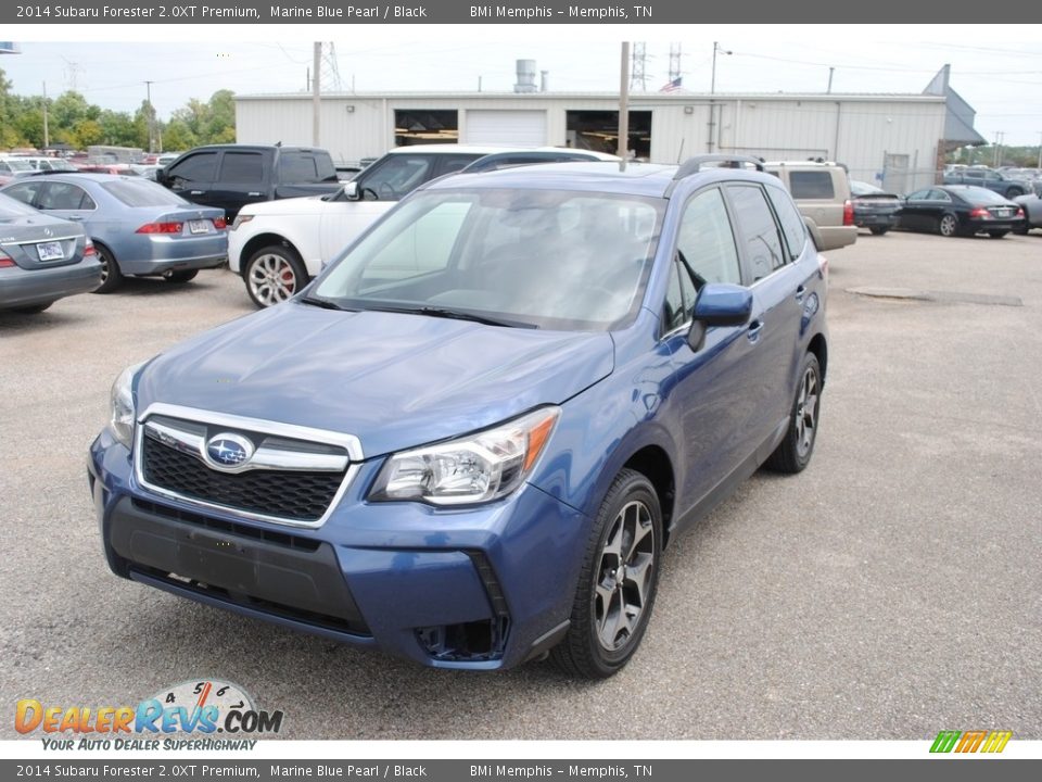 2014 Subaru Forester 2.0XT Premium Marine Blue Pearl / Black Photo #1