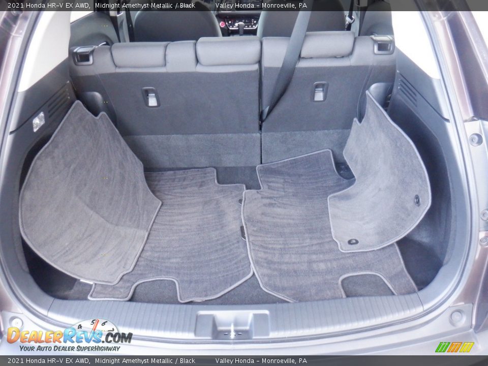 2021 Honda HR-V EX AWD Midnight Amethyst Metallic / Black Photo #28