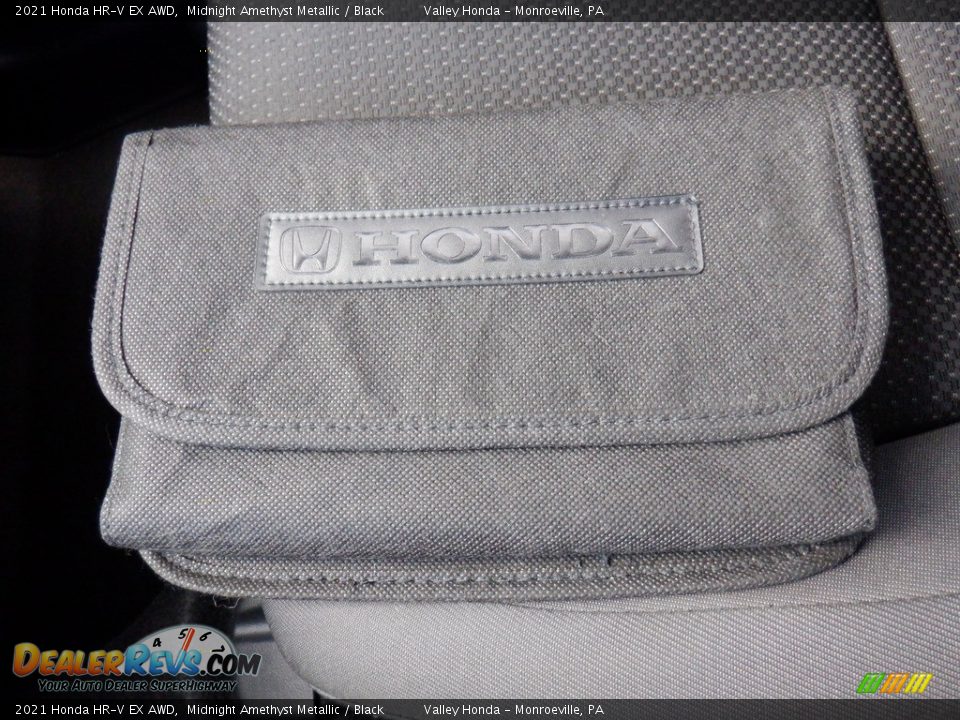 2021 Honda HR-V EX AWD Midnight Amethyst Metallic / Black Photo #29