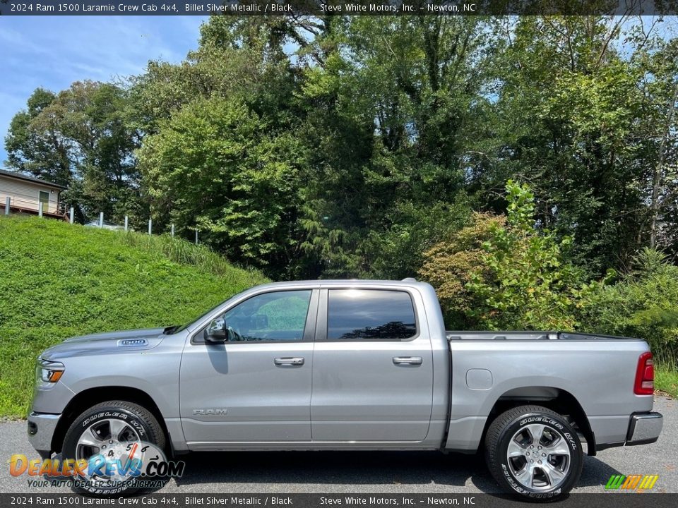 Billet Silver Metallic 2024 Ram 1500 Laramie Crew Cab 4x4 Photo #1