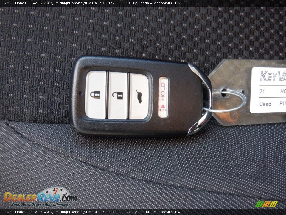 2021 Honda HR-V EX AWD Midnight Amethyst Metallic / Black Photo #30