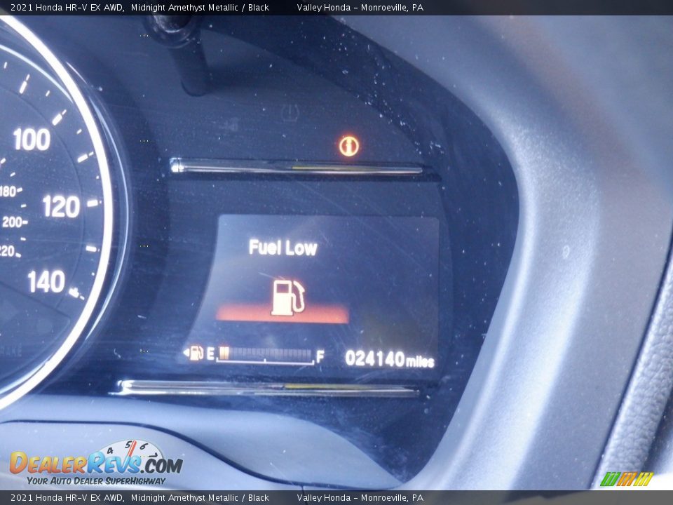 2021 Honda HR-V EX AWD Midnight Amethyst Metallic / Black Photo #32