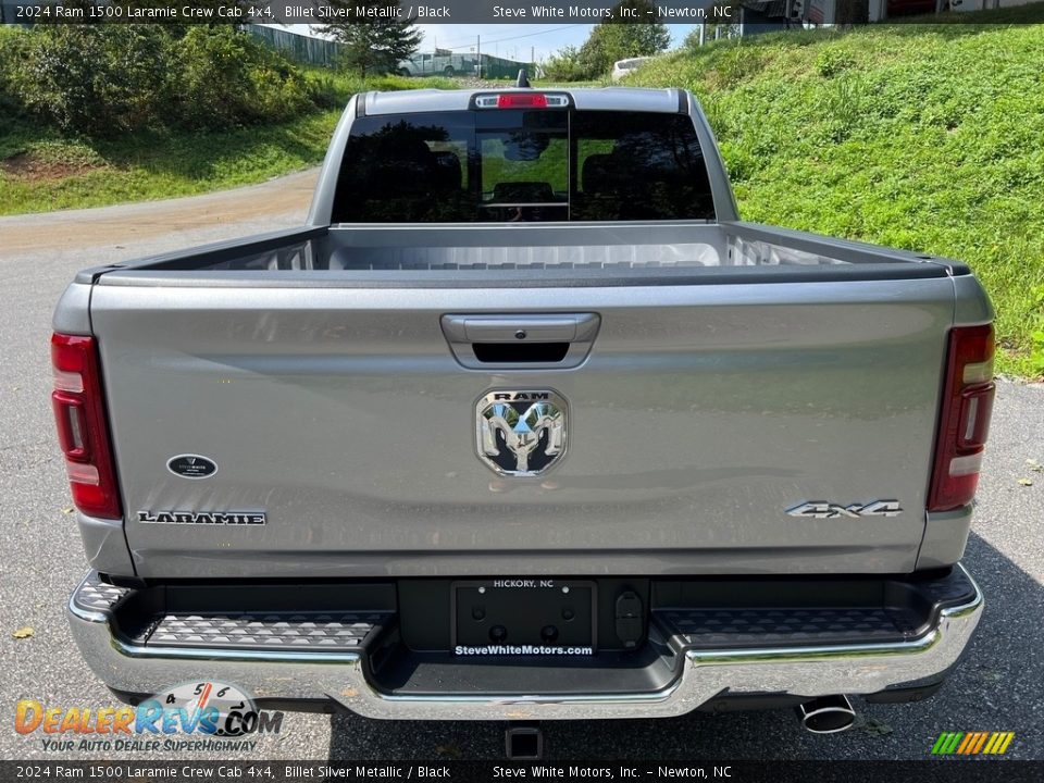 2024 Ram 1500 Laramie Crew Cab 4x4 Billet Silver Metallic / Black Photo #7