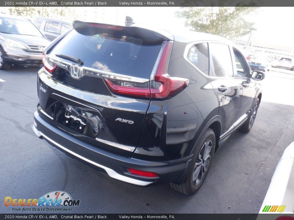 2020 Honda CR-V EX-L AWD Crystal Black Pearl / Black Photo #5