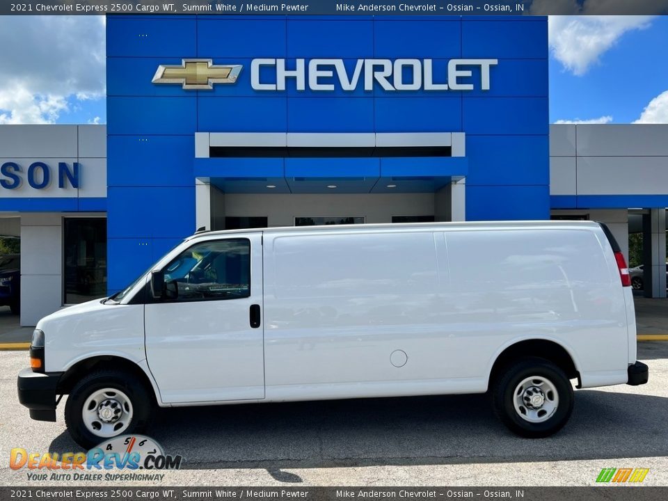 2021 Chevrolet Express 2500 Cargo WT Summit White / Medium Pewter Photo #1