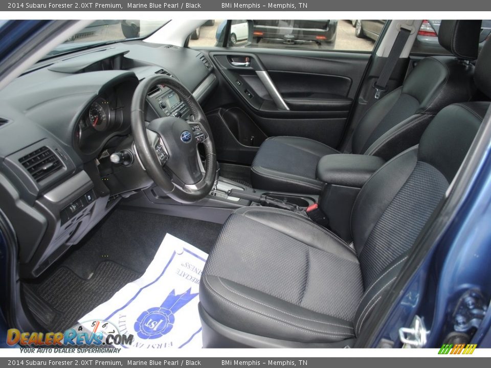 2014 Subaru Forester 2.0XT Premium Marine Blue Pearl / Black Photo #11