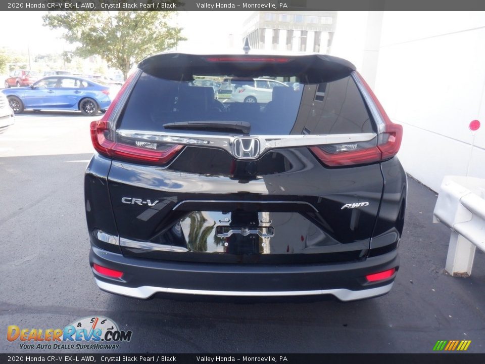 2020 Honda CR-V EX-L AWD Crystal Black Pearl / Black Photo #6