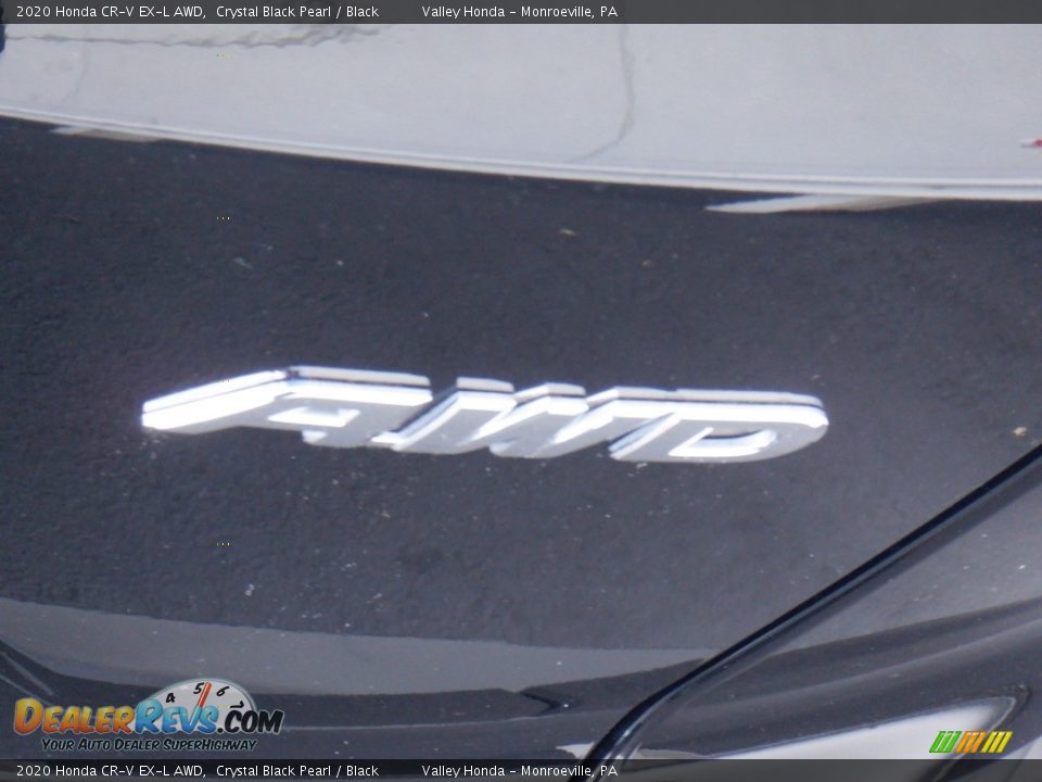 2020 Honda CR-V EX-L AWD Crystal Black Pearl / Black Photo #7