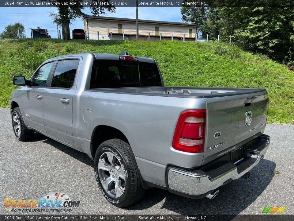 2024 Ram 1500 Laramie Crew Cab 4x4 Billet Silver Metallic / Black Photo #9