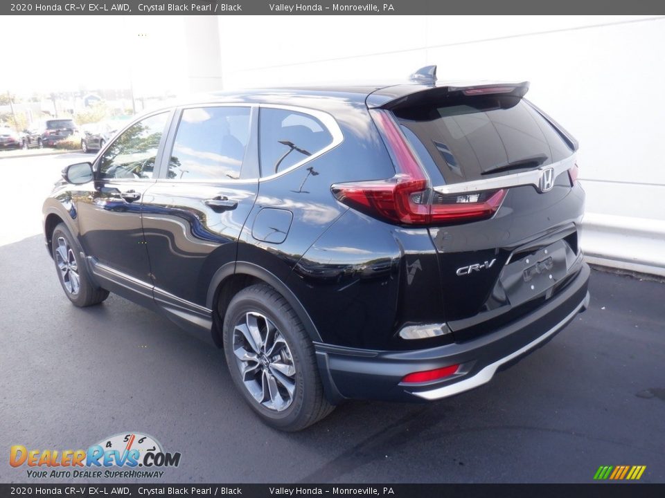 2020 Honda CR-V EX-L AWD Crystal Black Pearl / Black Photo #8