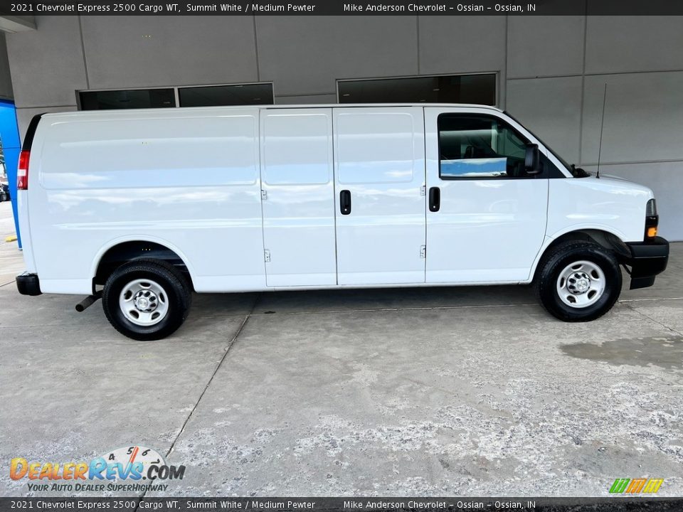 Summit White 2021 Chevrolet Express 2500 Cargo WT Photo #6