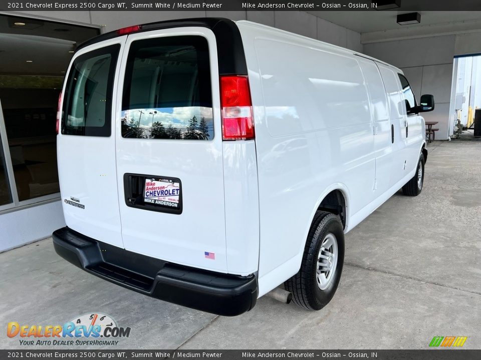 2021 Chevrolet Express 2500 Cargo WT Summit White / Medium Pewter Photo #7