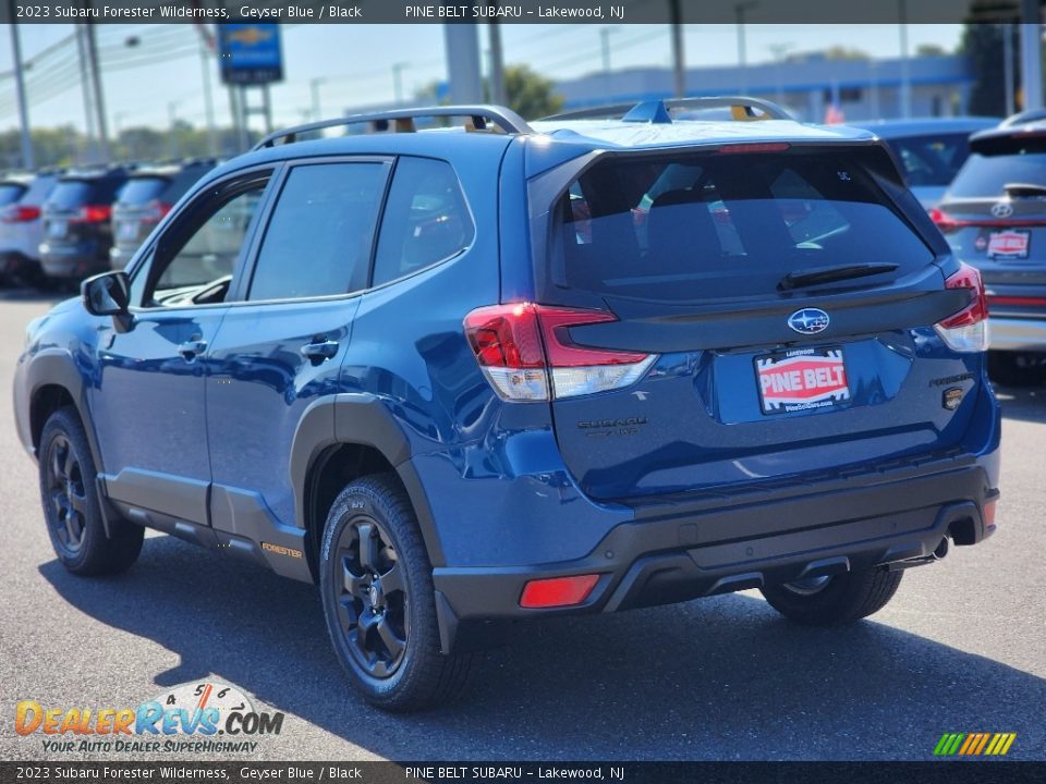 2023 Subaru Forester Wilderness Geyser Blue / Black Photo #4