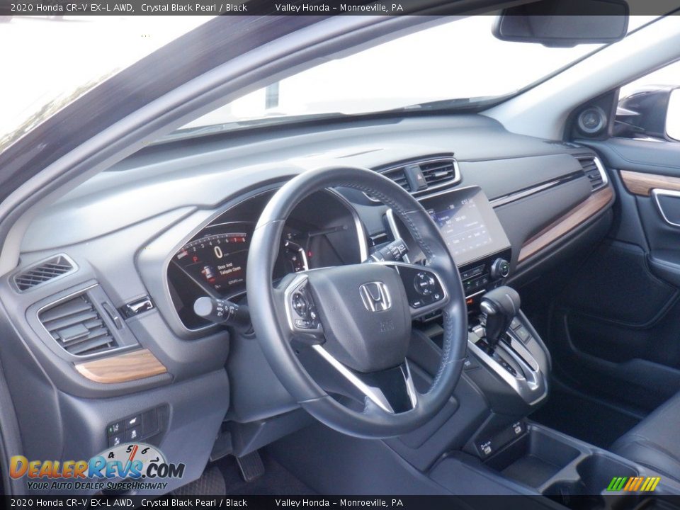 2020 Honda CR-V EX-L AWD Crystal Black Pearl / Black Photo #10