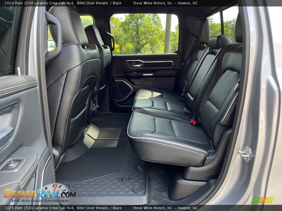 Rear Seat of 2024 Ram 1500 Laramie Crew Cab 4x4 Photo #15