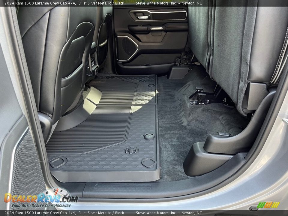 Rear Seat of 2024 Ram 1500 Laramie Crew Cab 4x4 Photo #16