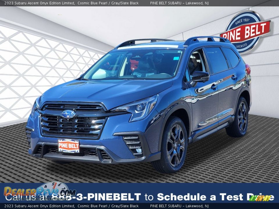 2023 Subaru Ascent Onyx Edition Limited Cosmic Blue Pearl / Gray/Slate Black Photo #1