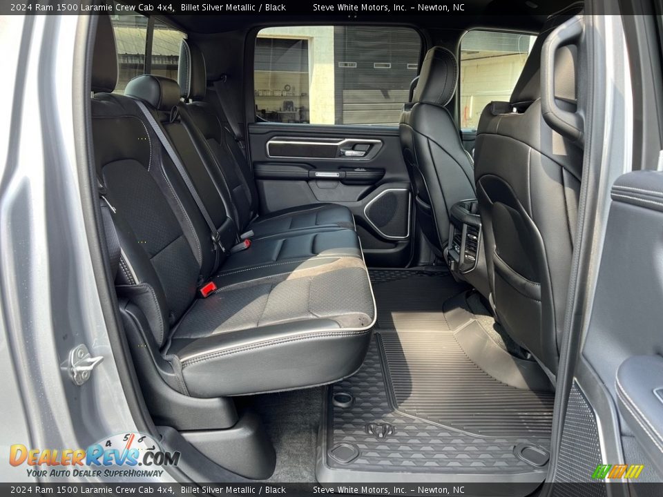 Rear Seat of 2024 Ram 1500 Laramie Crew Cab 4x4 Photo #18