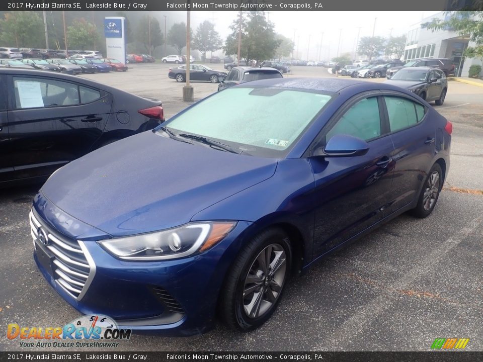 2017 Hyundai Elantra SE Lakeside Blue / Gray Photo #1