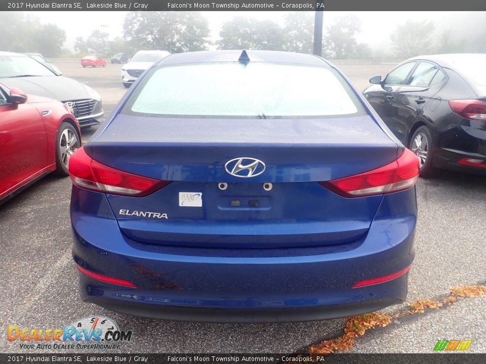 2017 Hyundai Elantra SE Lakeside Blue / Gray Photo #3