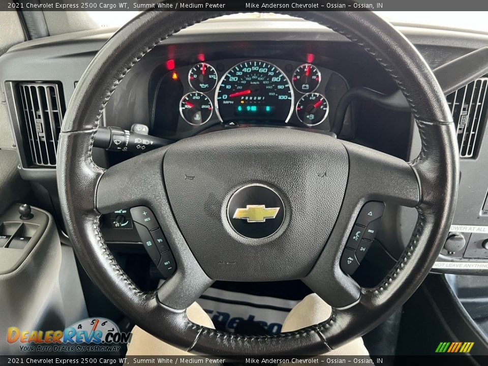 2021 Chevrolet Express 2500 Cargo WT Steering Wheel Photo #17