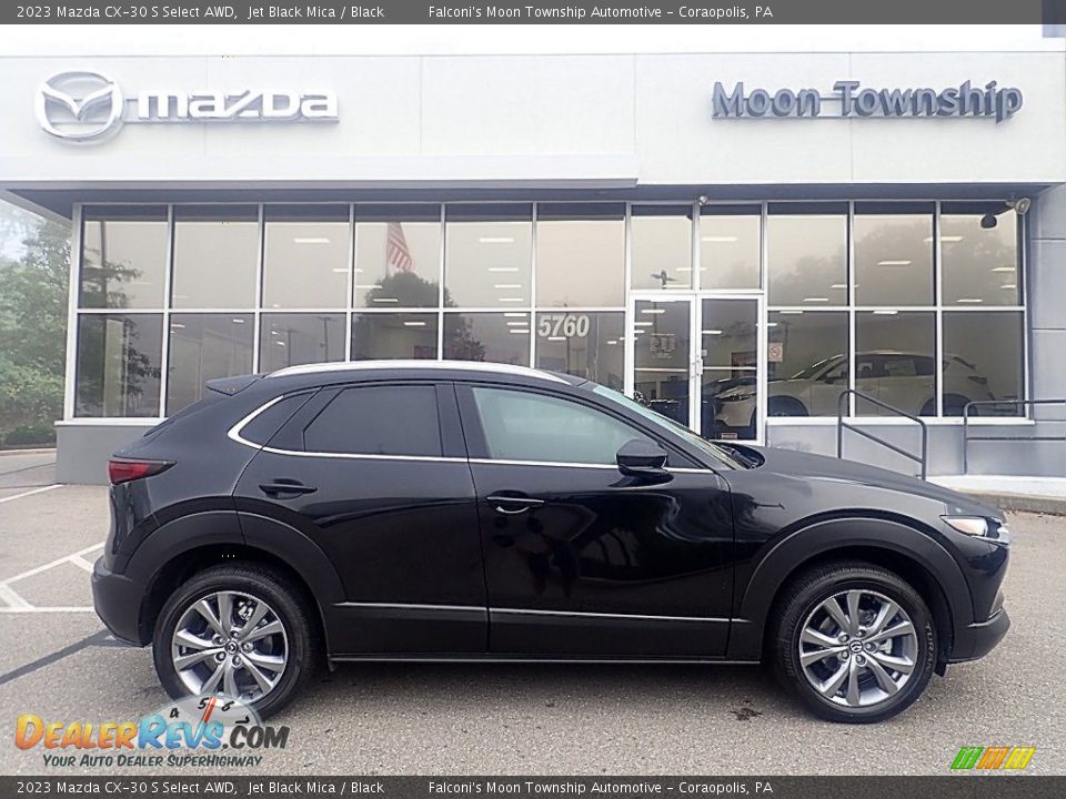 2023 Mazda CX-30 S Select AWD Jet Black Mica / Black Photo #1