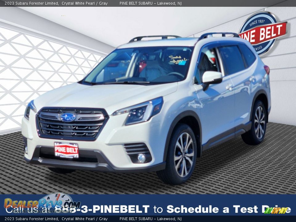 2023 Subaru Forester Limited Crystal White Pearl / Gray Photo #1