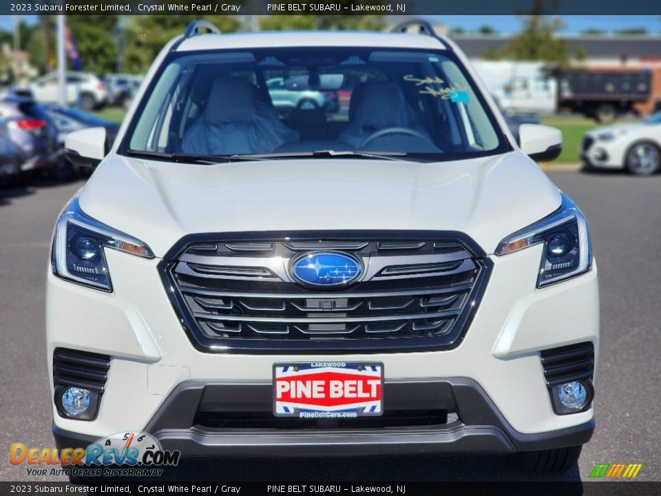 2023 Subaru Forester Limited Crystal White Pearl / Gray Photo #2