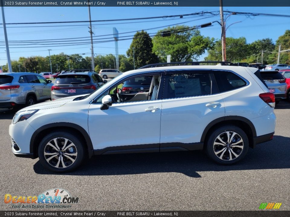 2023 Subaru Forester Limited Crystal White Pearl / Gray Photo #3