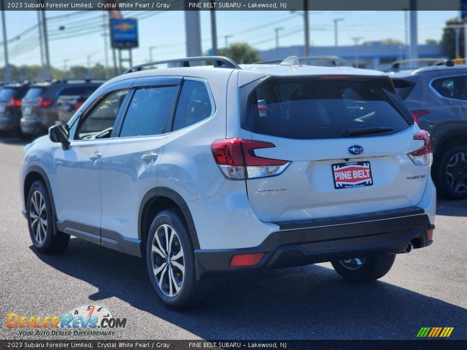 2023 Subaru Forester Limited Crystal White Pearl / Gray Photo #4