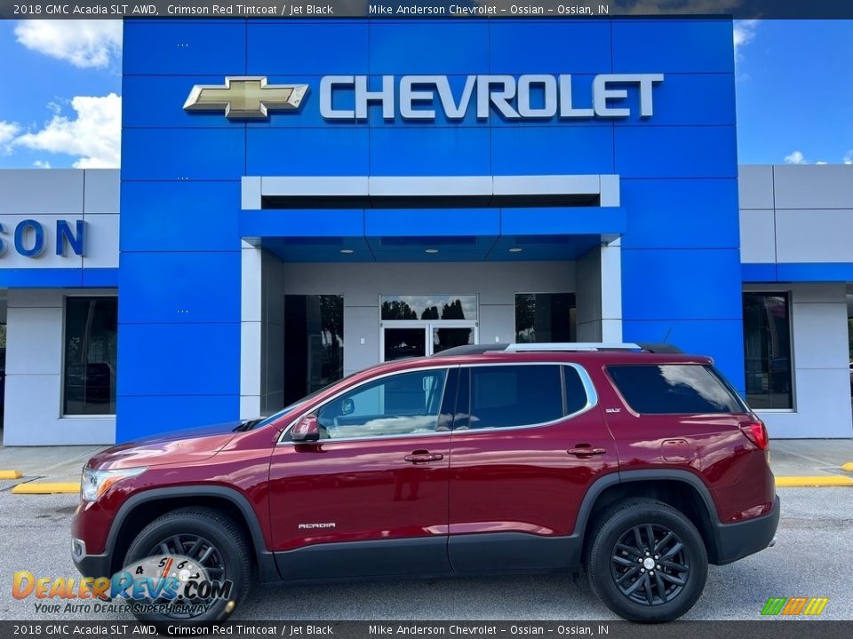 2018 GMC Acadia SLT AWD Crimson Red Tintcoat / Jet Black Photo #1