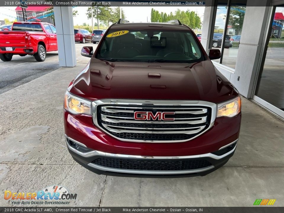 2018 GMC Acadia SLT AWD Crimson Red Tintcoat / Jet Black Photo #3