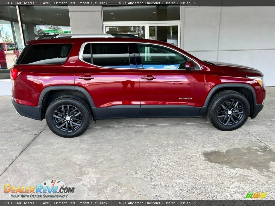 2018 GMC Acadia SLT AWD Crimson Red Tintcoat / Jet Black Photo #6