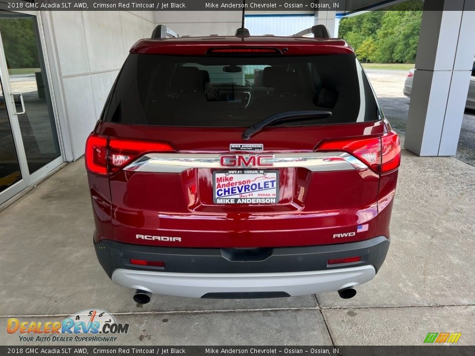 2018 GMC Acadia SLT AWD Crimson Red Tintcoat / Jet Black Photo #8