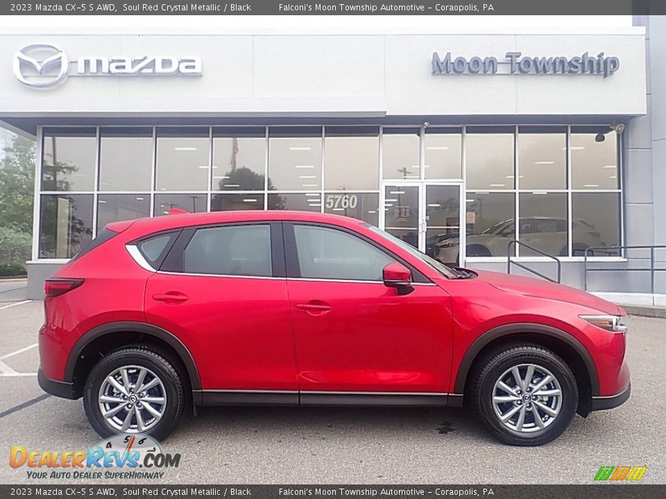 2023 Mazda CX-5 S AWD Soul Red Crystal Metallic / Black Photo #1