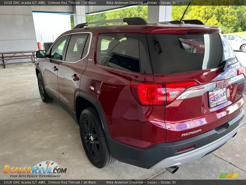 2018 GMC Acadia SLT AWD Crimson Red Tintcoat / Jet Black Photo #10