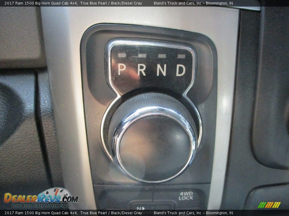 2017 Ram 1500 Big Horn Quad Cab 4x4 True Blue Pearl / Black/Diesel Gray Photo #18