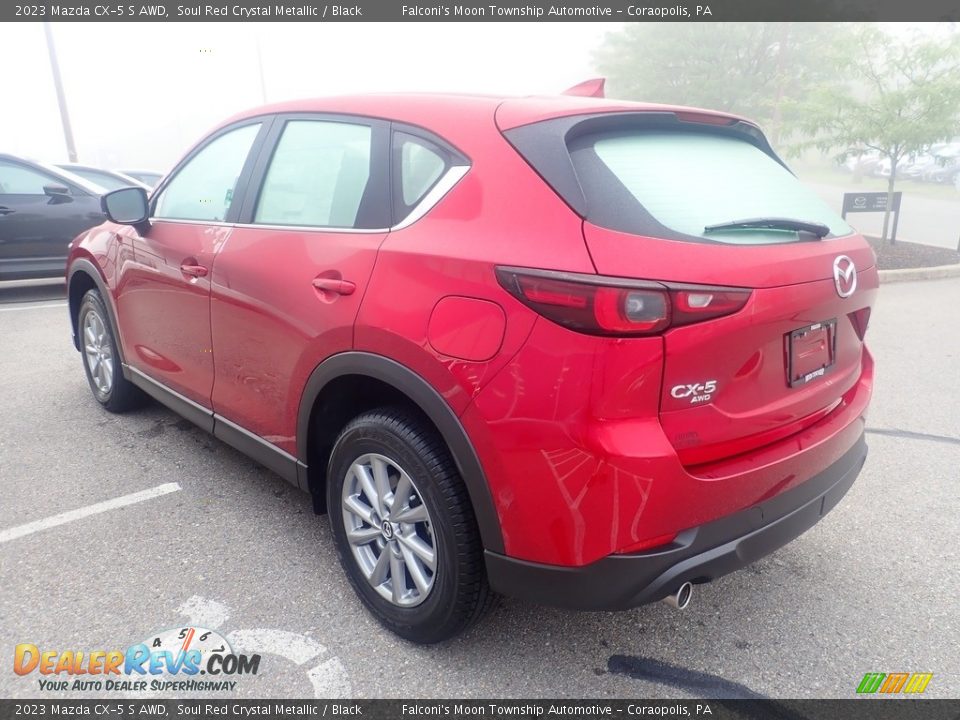 2023 Mazda CX-5 S AWD Soul Red Crystal Metallic / Black Photo #5