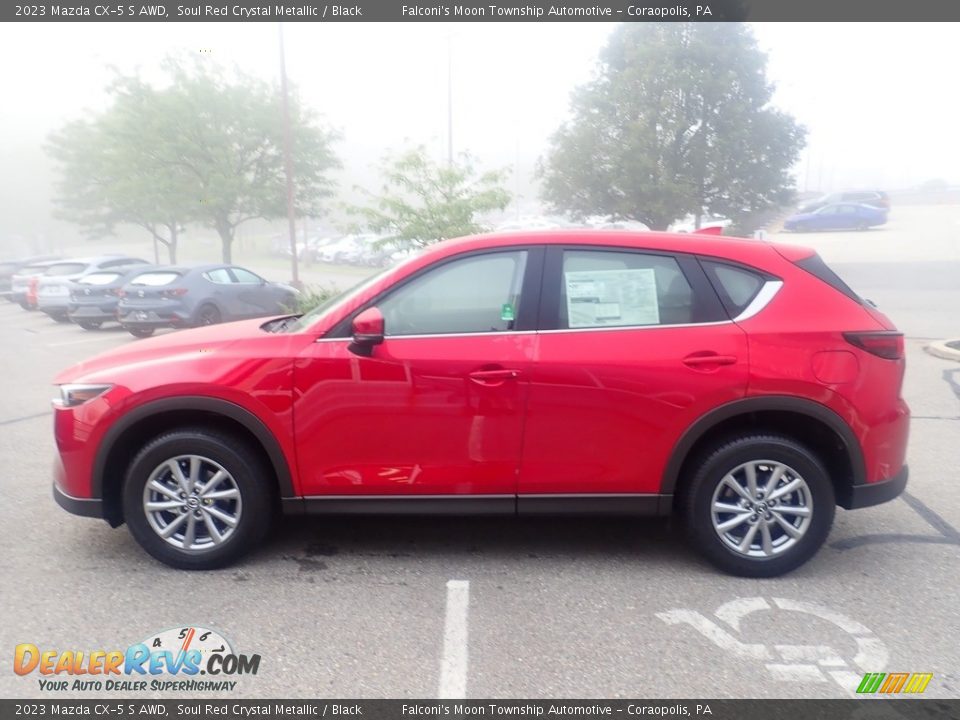 2023 Mazda CX-5 S AWD Soul Red Crystal Metallic / Black Photo #6